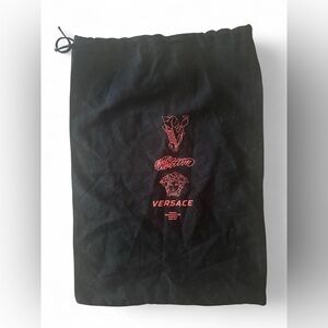 Versace Chain Reaction Black Drawstring Dust Bag Sneakers Shoes Storage Cover